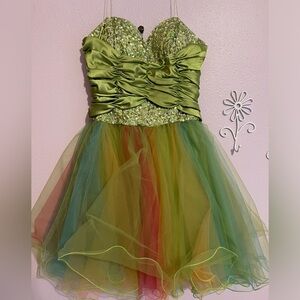 Strapless Sophomore or Senior prom dress